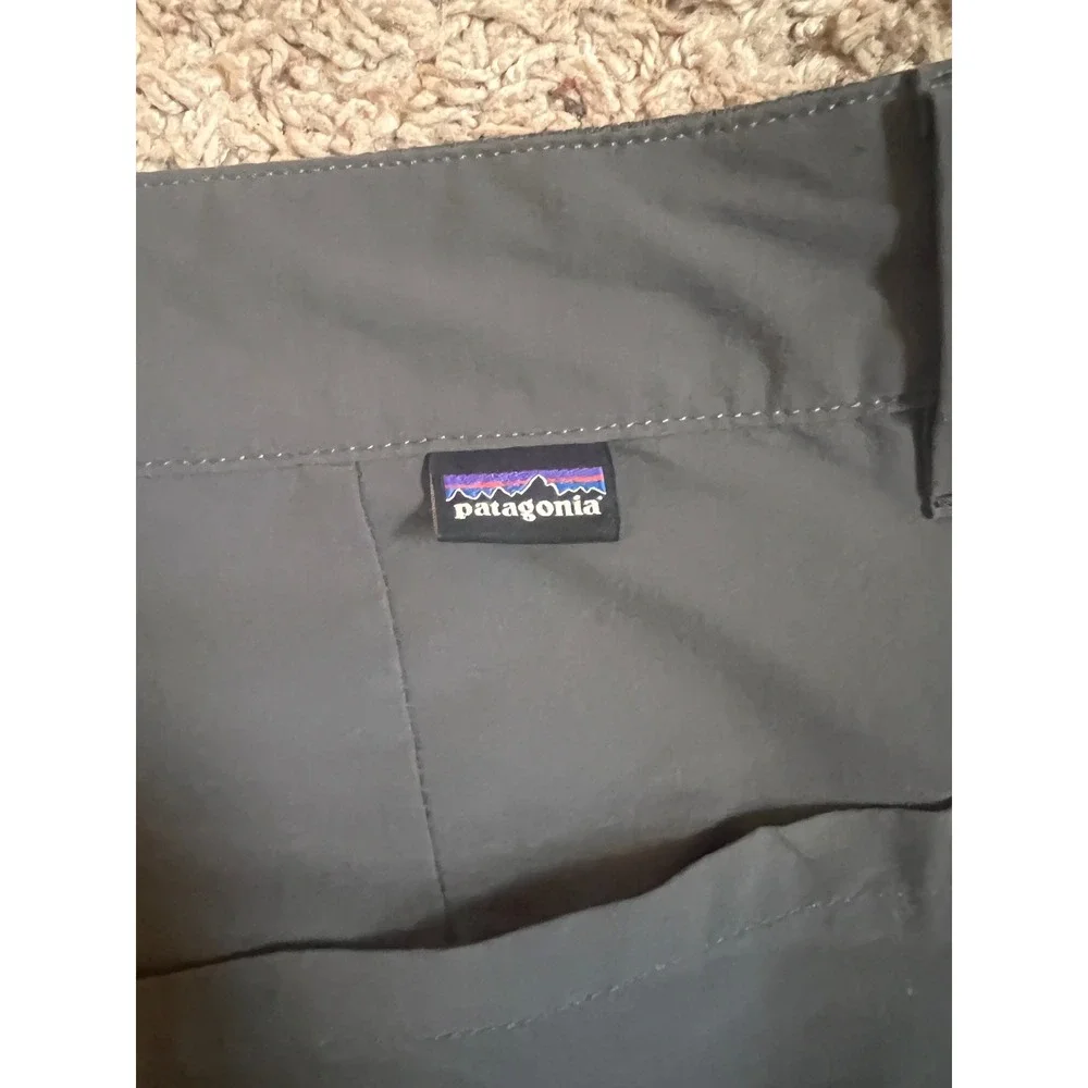 Patagonia Quandary Shorts Mens 36 Forge Grey Hiking Outdoor Nylon Stretch